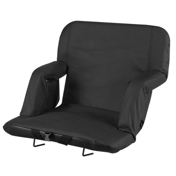 Stadium Seat, 6-Position Recline, 23-In Wide, Cup Holder
