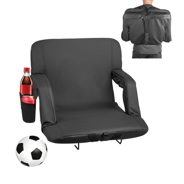 Stadium Seat with Back and Armrests, 6-Position Recline