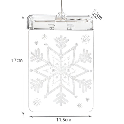 Stained glass LED 3D- snowflake