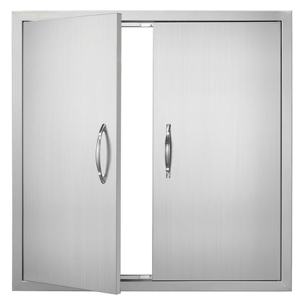 Stainless Steel BBQ Access Door, Double, 31x31 in