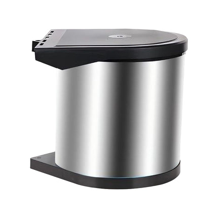 Stainless Steel Built-In Swing-Lid Kitchen Bin