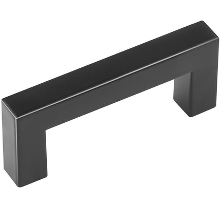 Stainless Steel Cabinet Pulls, 10 Pack, 3 Inch, Matte Black