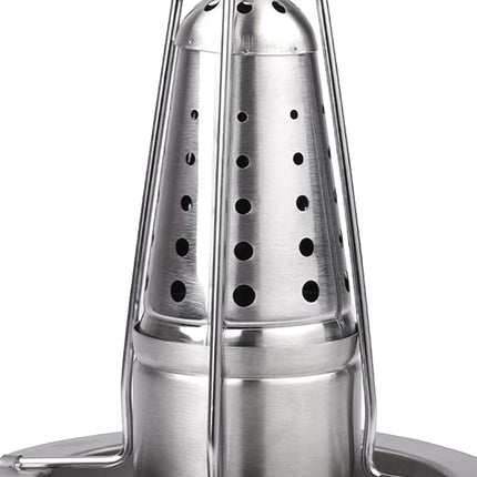 Stainless Steel Chicken Stand – Liquid Reservoir, Drip Tray