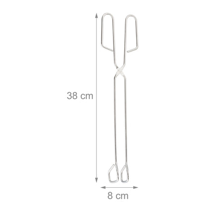 Stainless Steel Cooking Tongs Set of 3 for BBQ & Grill