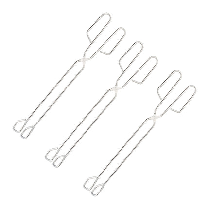 Stainless Steel Cooking Tongs Set of 3 for BBQ & Grill