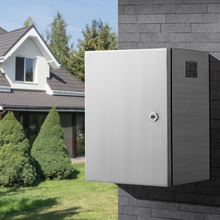 Stainless Steel Electrical Enclosure Box, IP66, 16x12x6 in