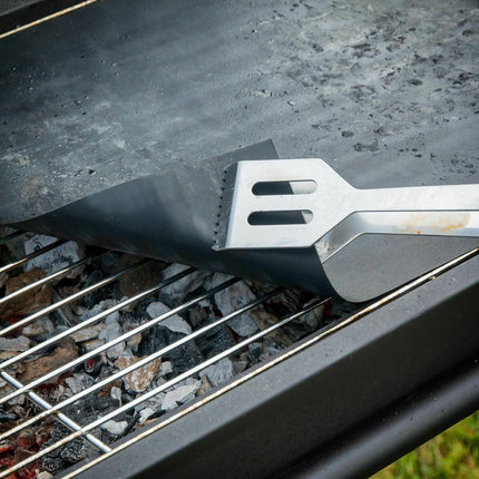 Stainless Steel Foldable Charcoal BBQ by InnovaGoods, 2 Non-Stick BBQ Sheets