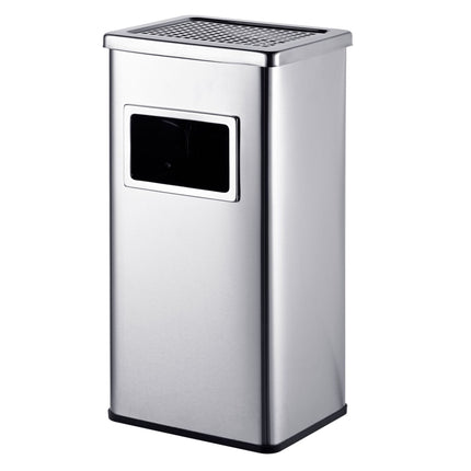 Stainless Steel Freestanding Ashtray with Bin