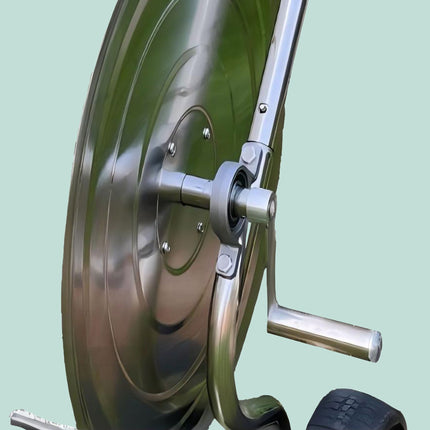Stainless Steel Garden Hose Cart, 200m Capacity