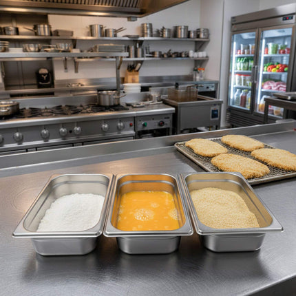Stainless Steel Gastronorm 3-Piece Container Set