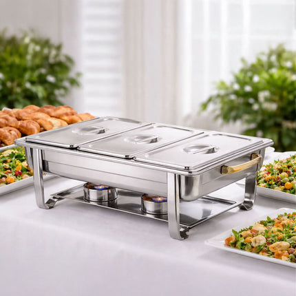 Stainless Steel Gastronorm 3-Piece Container Set