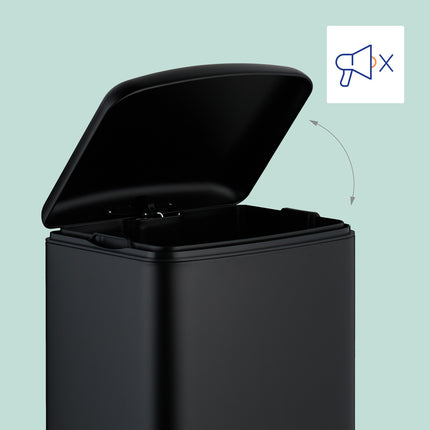 Stainless Steel Kitchen Bin, 30L with Pedal & Bags