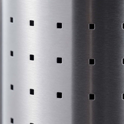 Stainless Steel Laundry Bin with Lid, 42 Liters