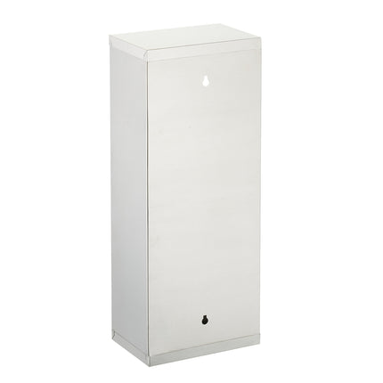 Stainless Steel Medicine Cabinet with Lock, 3 Compartments