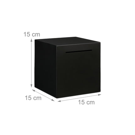 Stainless Steel Money Box – Secure, Non-Opening Design
