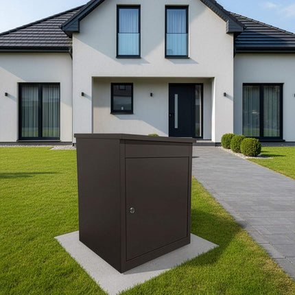 Stainless Steel Parcel Box, Wall/Floor Mountable