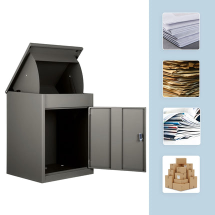 Stainless Steel Parcel Box – Wall/Floor Mountable
