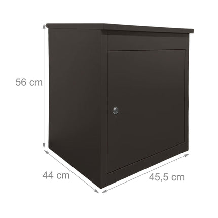 Stainless Steel Parcel Box, Wall/Floor Mountable