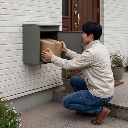 Stainless Steel Parcel Box – Wall/Floor Mountable