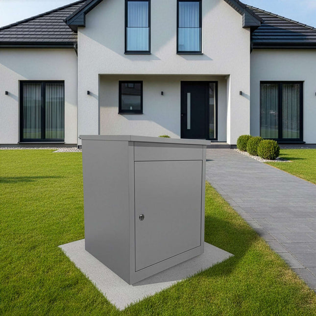 Stainless Steel Parcel Box – Wall/Floor Mountable