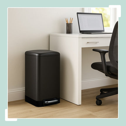 Stainless Steel Pedal Bin, 30L with Garbage Bags