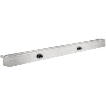 Stainless Steel Pool Waterfall Fountain, 35.4 in, LED