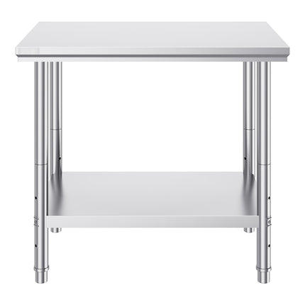 Stainless Steel Prep Table 35 x 24 in, 700 lb Capacity