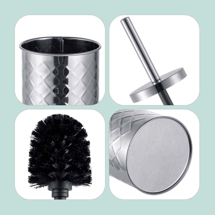 Stainless Steel Toilet Brush Set with Holder