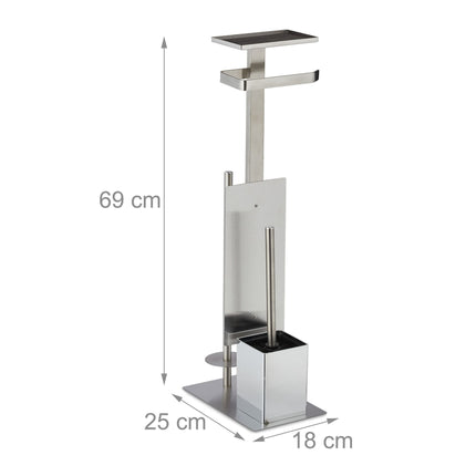 Stainless Steel Toilet Set with Tray