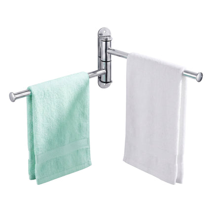 Stainless Steel Wall-Mounted Towel Rail, 2 Bars
