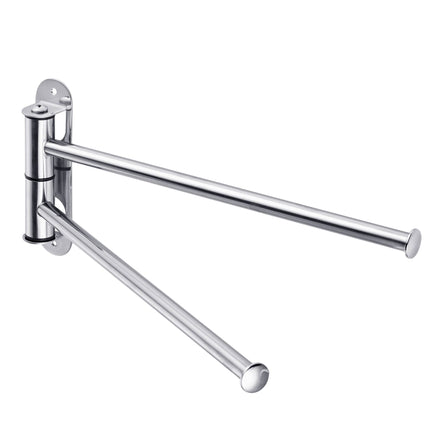 Stainless Steel Wall-Mounted Towel Rail, 2 Bars