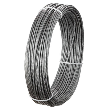 Stainless Steel Wire Rope Kit, 2 mm, 35.1 m, PVC Coated