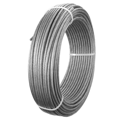 Stainless Steel Wire Rope Kit, 3/16 in x 200 ft, 1600 lb