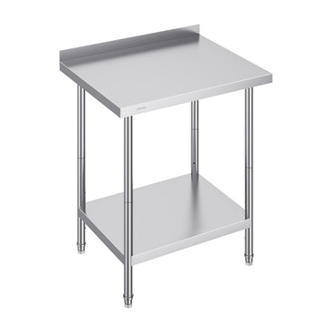 Stainless Steel Work Table, 24x30x36 Inch, Adjustable Shelf