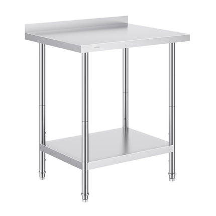 Stainless Steel Work Table, 24x30x36 Inch, Adjustable Shelf