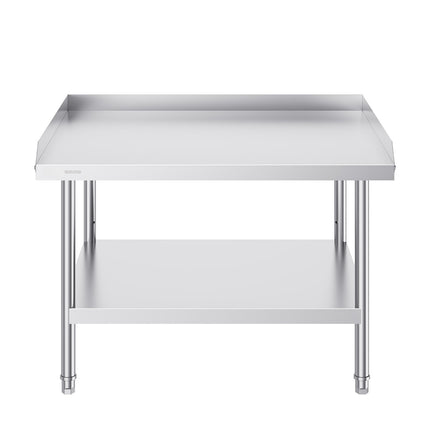 Stainless Steel Work Table 30 x 36, 3-Sided Backsplash