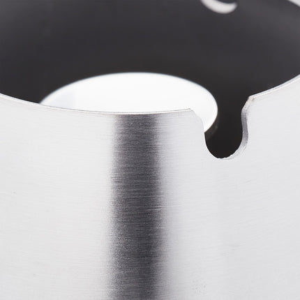 Stainless steel ashtray