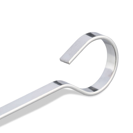 Stainless steel barbecue skewers in a set of 20