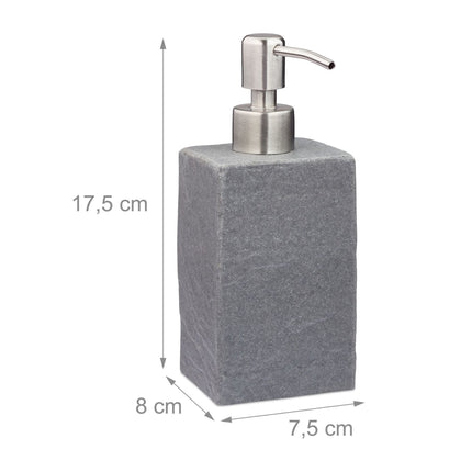 Stainless steel soap pump