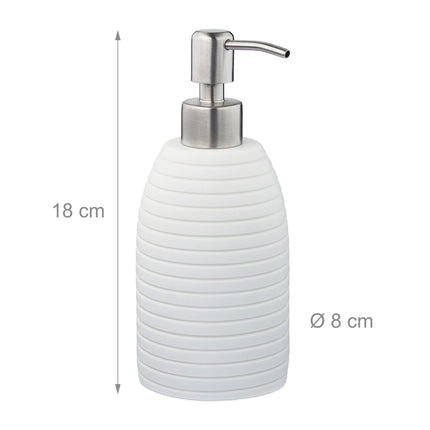 Stainless steel soap pump
