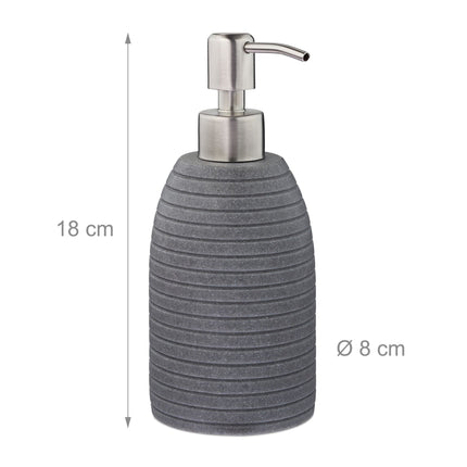 Stainless steel soap pump
