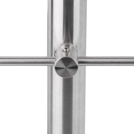 Stainless steel stair railings 1,0m / 2 post / 0 crossbars