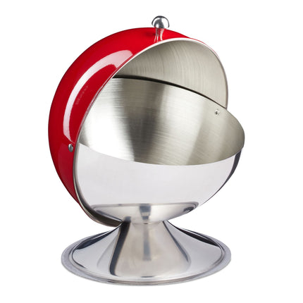 Stainless steel sugar bowl