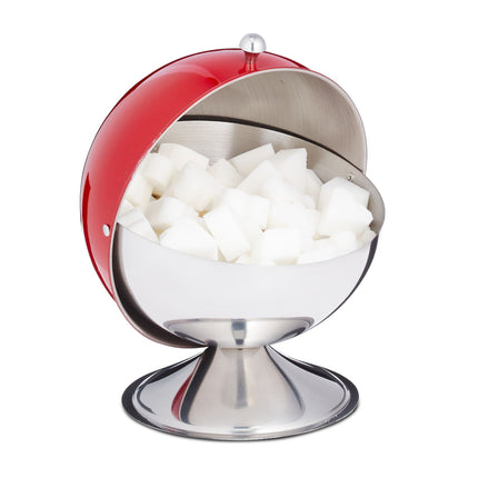 Stainless steel sugar bowl