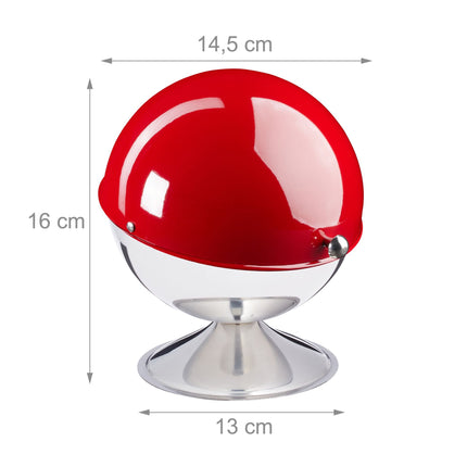 Stainless steel sugar bowl