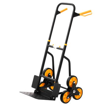 Stair Climbing Cart, 200 kg Capacity, Folding 6-Wheel