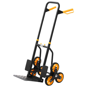 Stair Climbing Hand Truck, 150 kg, Folding 6-Wheel
