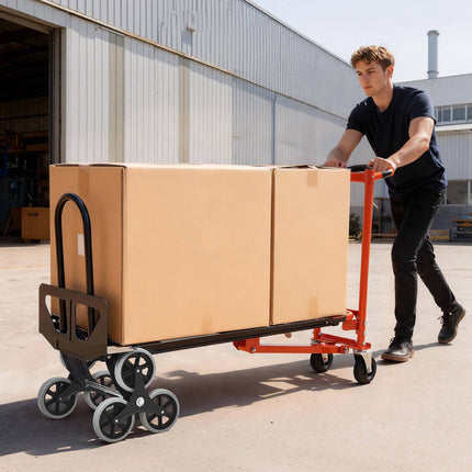 Stair Climbing Hand Truck, 350 kg, Folding 3-in-1 Convertible