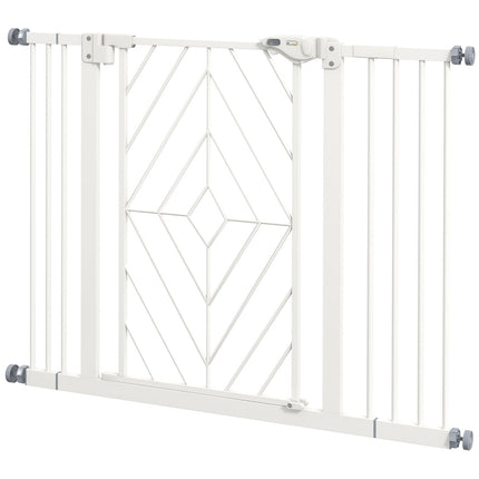 Automatic stair gate for dogs, drill-free barrier, 74-100cm