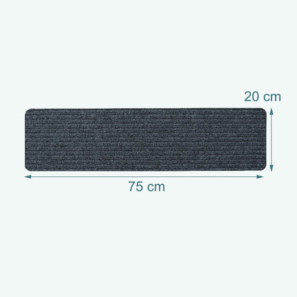 Stair Mats, Self-Adhesive, 16pcs, 75x20cm